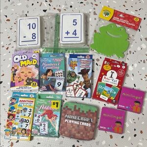 Educational + Playing Cards for Kids